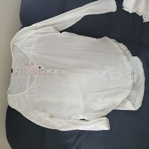 Last Chance..Free people ls shirt